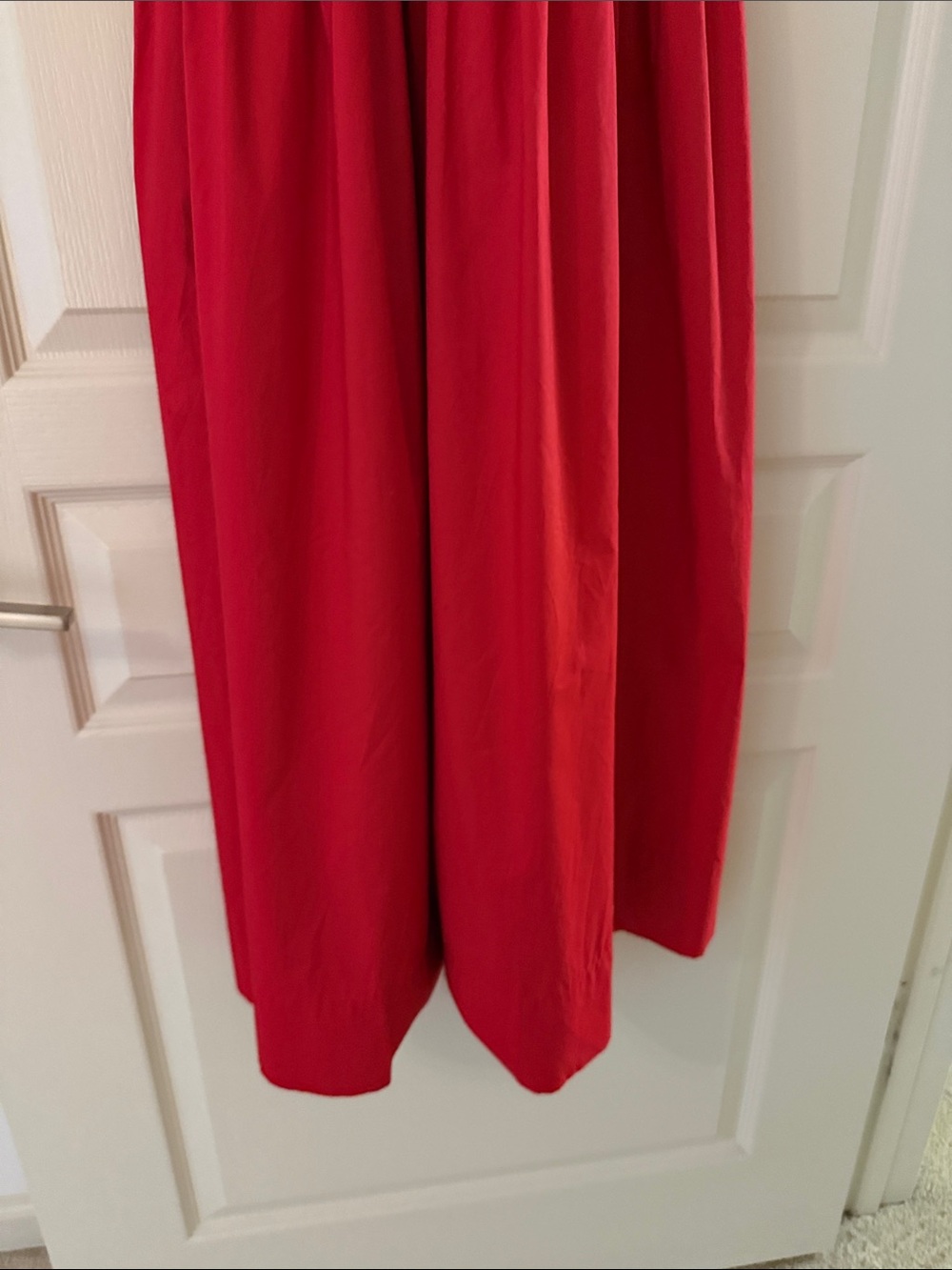 NWT Doen Red Smocked Maxi Dress Sz XS - Picture 4 of 4